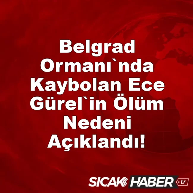 Belgrad Ormanı`nda Kaybolan Ece Gürel`in Ölüm Nedeni Açıklandı!