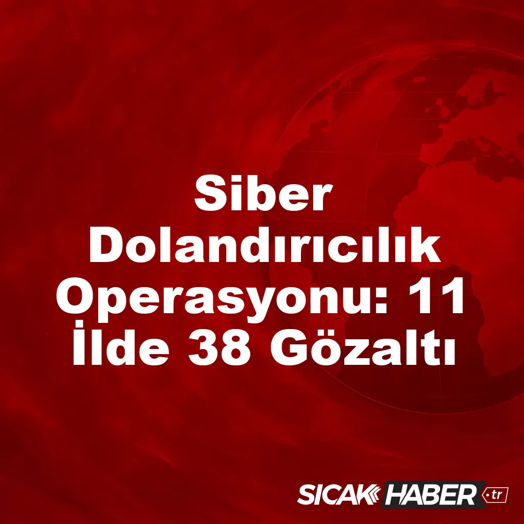 Siber Dolandırıcılık Operasyonu: 11 İlde 38 Gözaltı Siber Dolandırıcılık Operasyonu: 11 İlde 38 Gözaltı