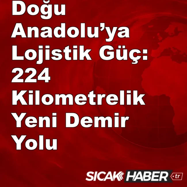 Doğu Anadolu’ya Lojistik Güç: 224 Kilometrelik Yeni Demir Yolu